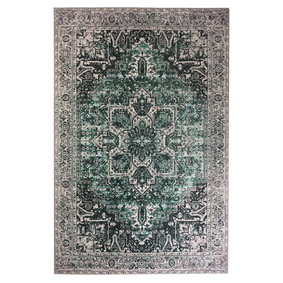 Heritaged Vintage vloerkleed - Fade No.3 groen - 152x230 cm