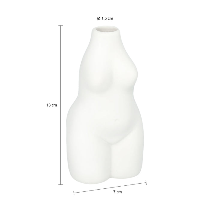 QUVIO Vaas - Lichaam - Wit