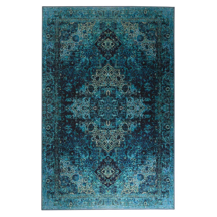 Heritaged Vintage vloerkleed - Fade No.2 blauw - 76x150 cm