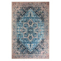 Heritaged Vintage vloerkleed - Fade No.3 blauw|oranje - 305x405 cm