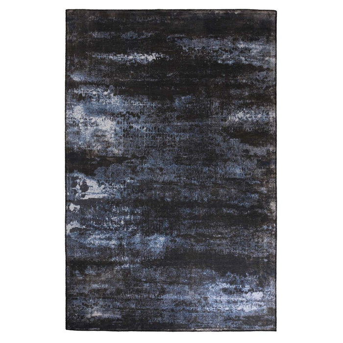 Heritaged Vintage vloerkleed - Fade Celestial blauw|zwart - 140x200 cm