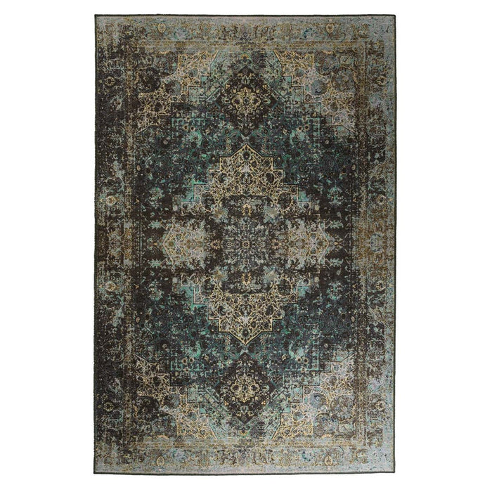 Heritaged Vintage vloerkleed - Fade No.2 groen - 76x150 cm