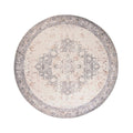 Heritaged Rond vintage vloerkleed - Fade No.2 grijs - 76 cm