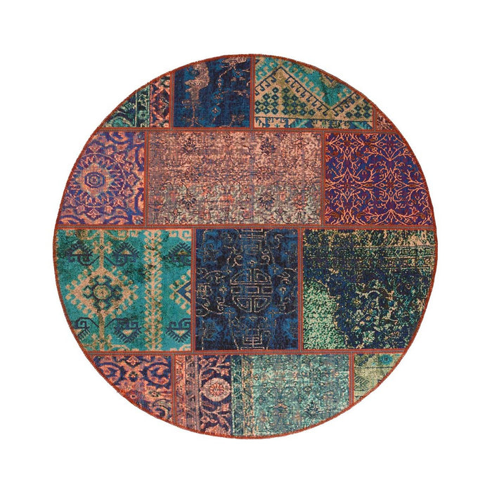 Heritaged Rond patchwork vloerkleed - Fade No.1 multi - 152 cm