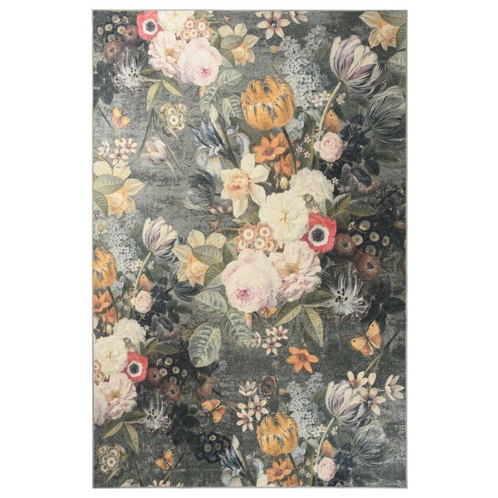 Tapeso Vloerkleed bloemen wasbaar - Moderna multi - 140x200 cm