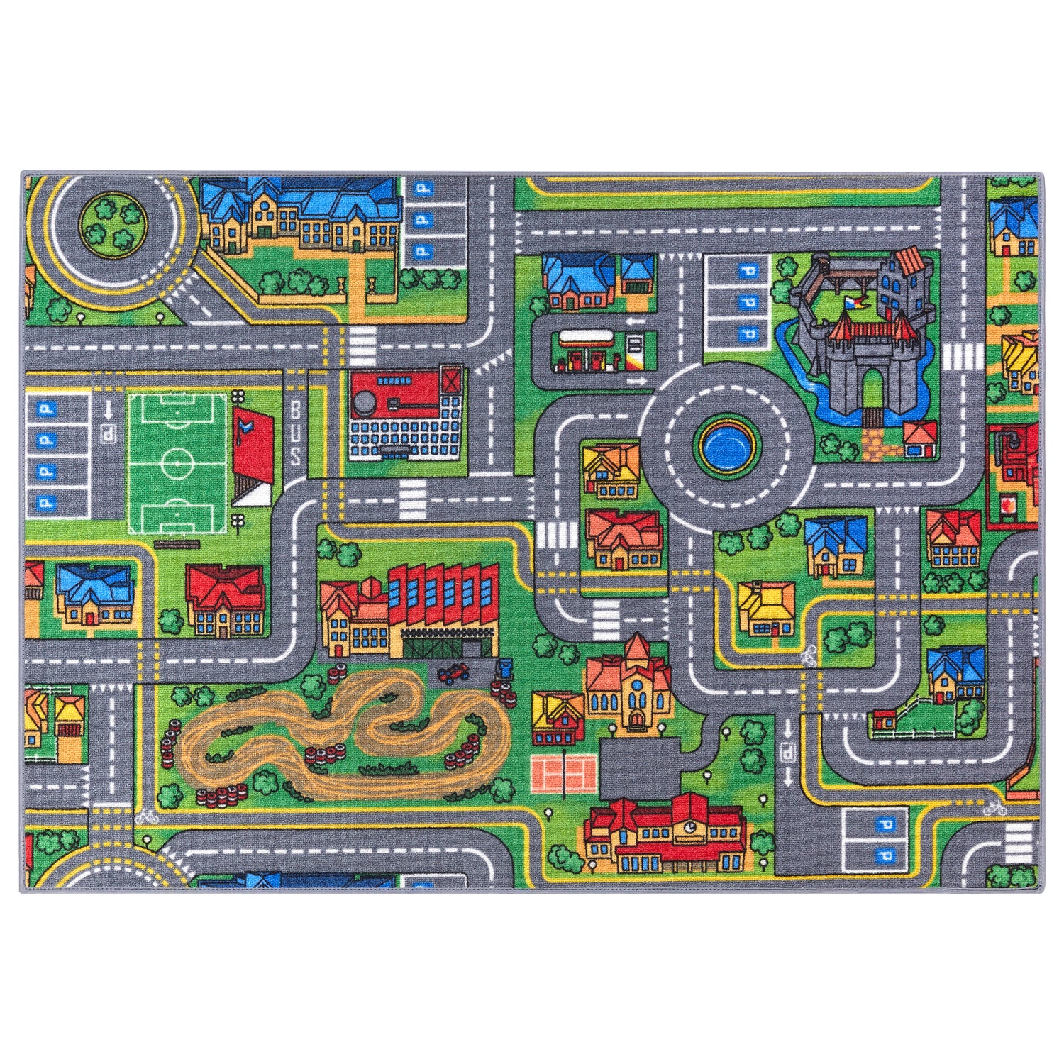Carpet Studio Playcity Speelkleed - Meerkleurig - 95x133cm