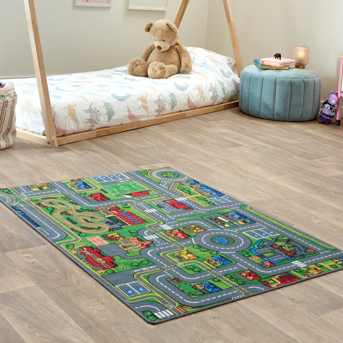 Carpet Studio Playcity Speelkleed - Meerkleurig - 95x133cm