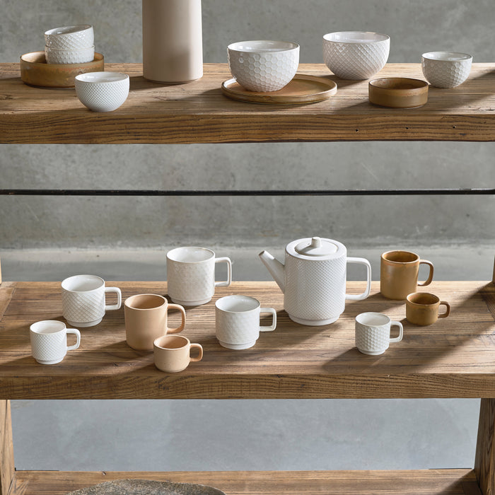 Villa Collection Fjord Mok 250 ml - 2st. - Beige