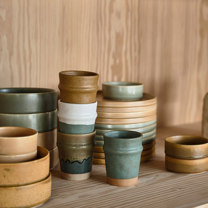 Villa Collection Fjord Ontbijtbord Ø 20,5 cm - 2st. - Groen