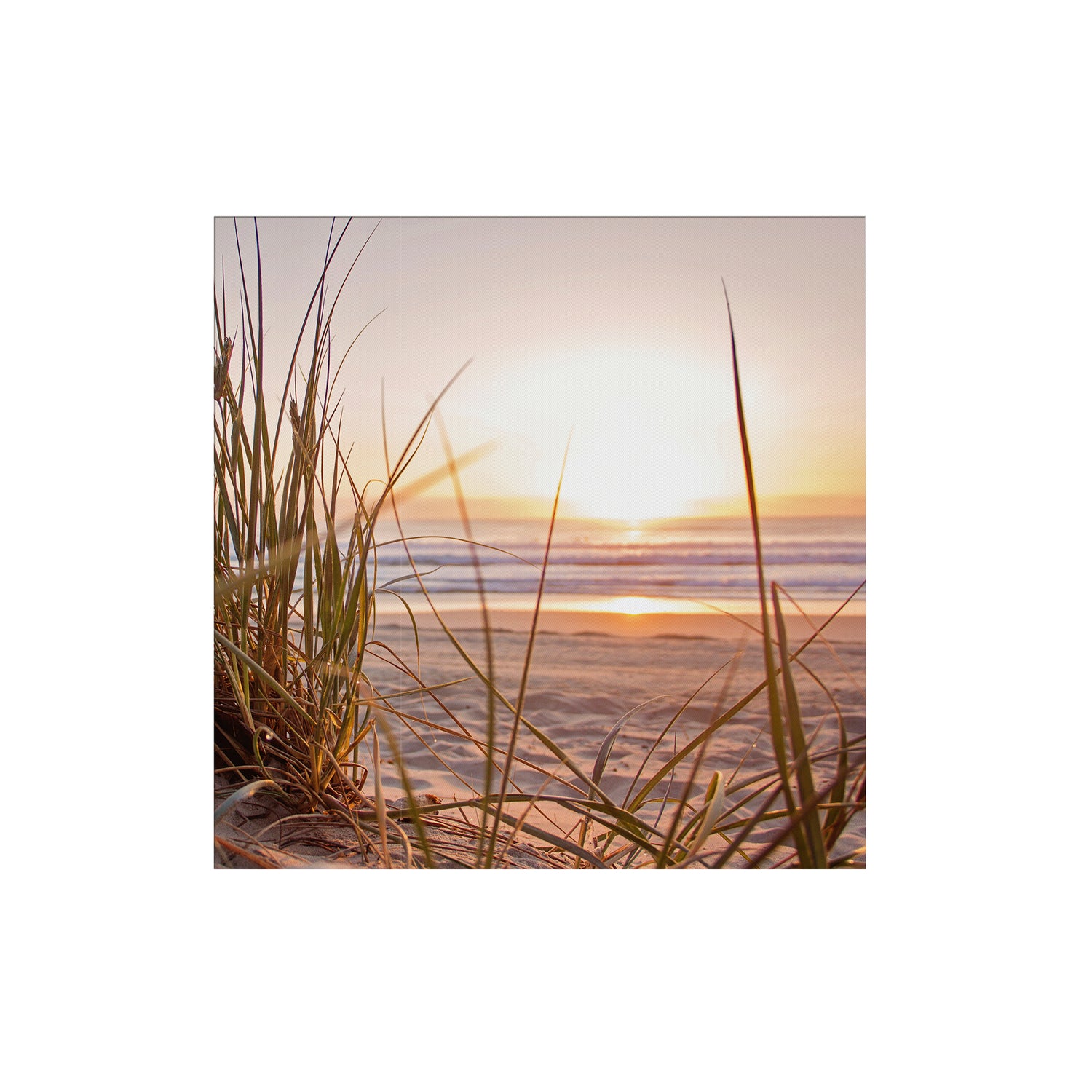 Art for the Home Zonsondergang Duinen Buitencanvas 50x50 cm