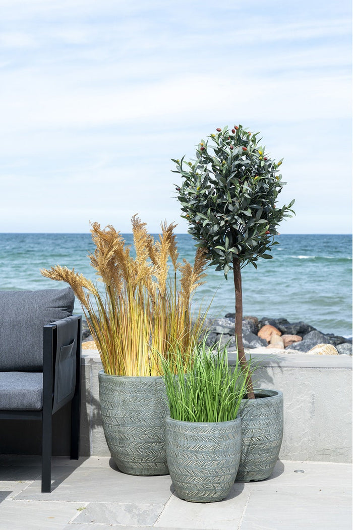 Artichok Elvira gras kunstplant - 68 cm