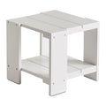 HAY Crate Bijzettafel H 45 cm - Wit