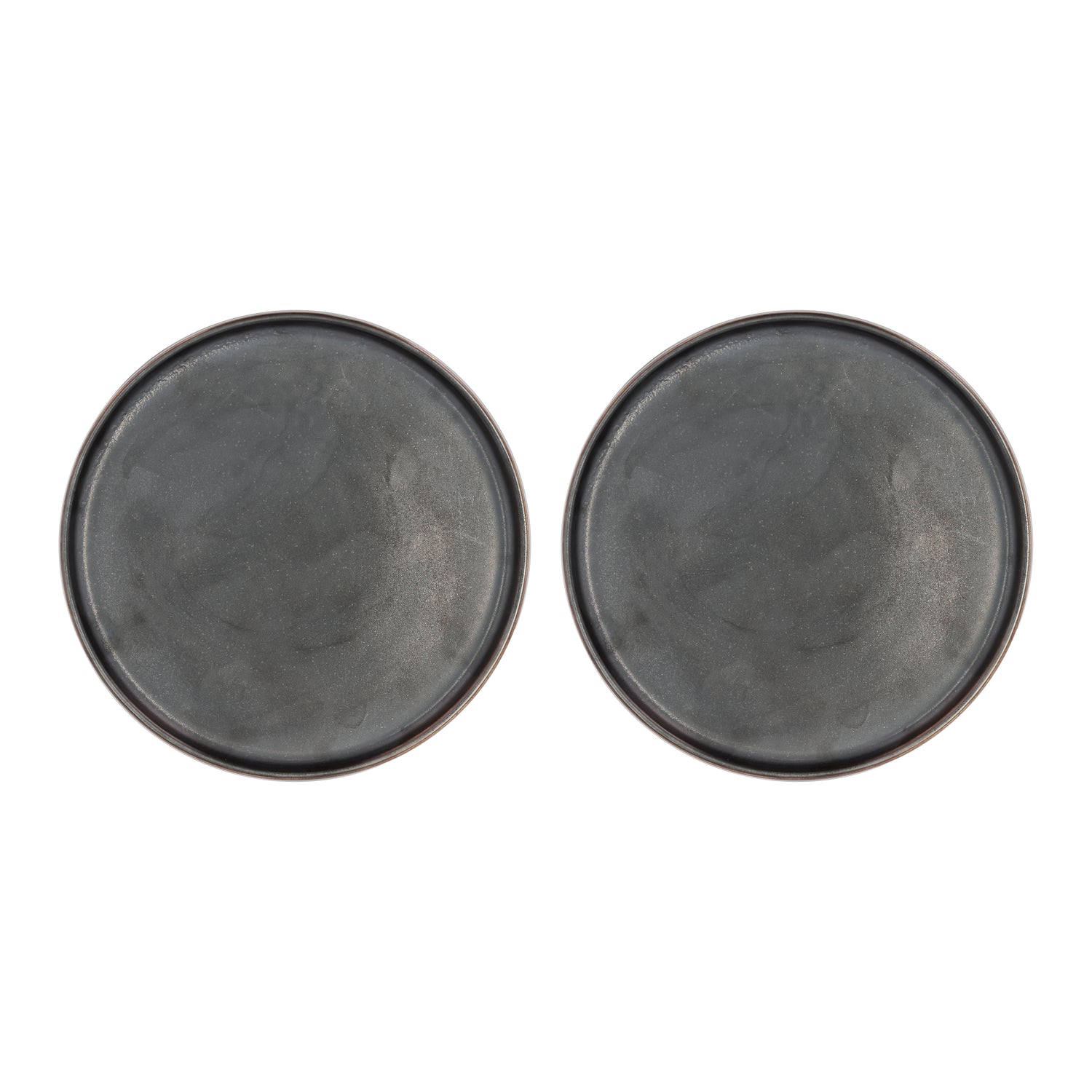 Villa Collection Fjord Ontbijtbord Ø 20,5 cm - 2st. - Zwart