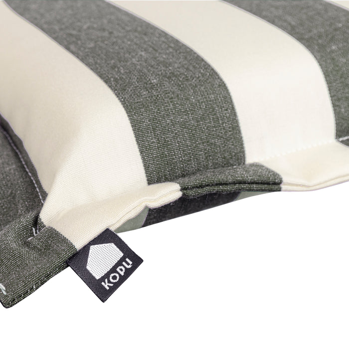 Kopu® Mila Grey 120 cm - Hoogwaardig Bankkussen - Gestreept