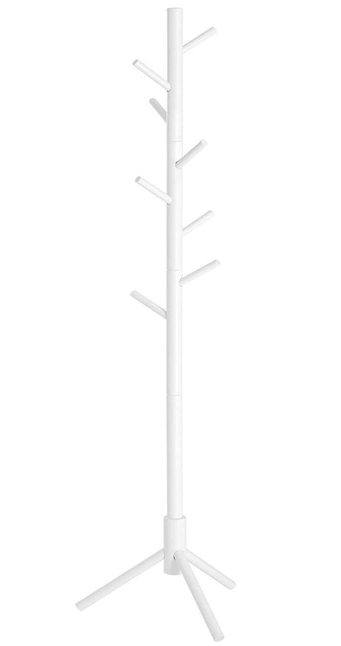 Parya Home - Staande kapstok - massief houten kapstok - met 8 haken