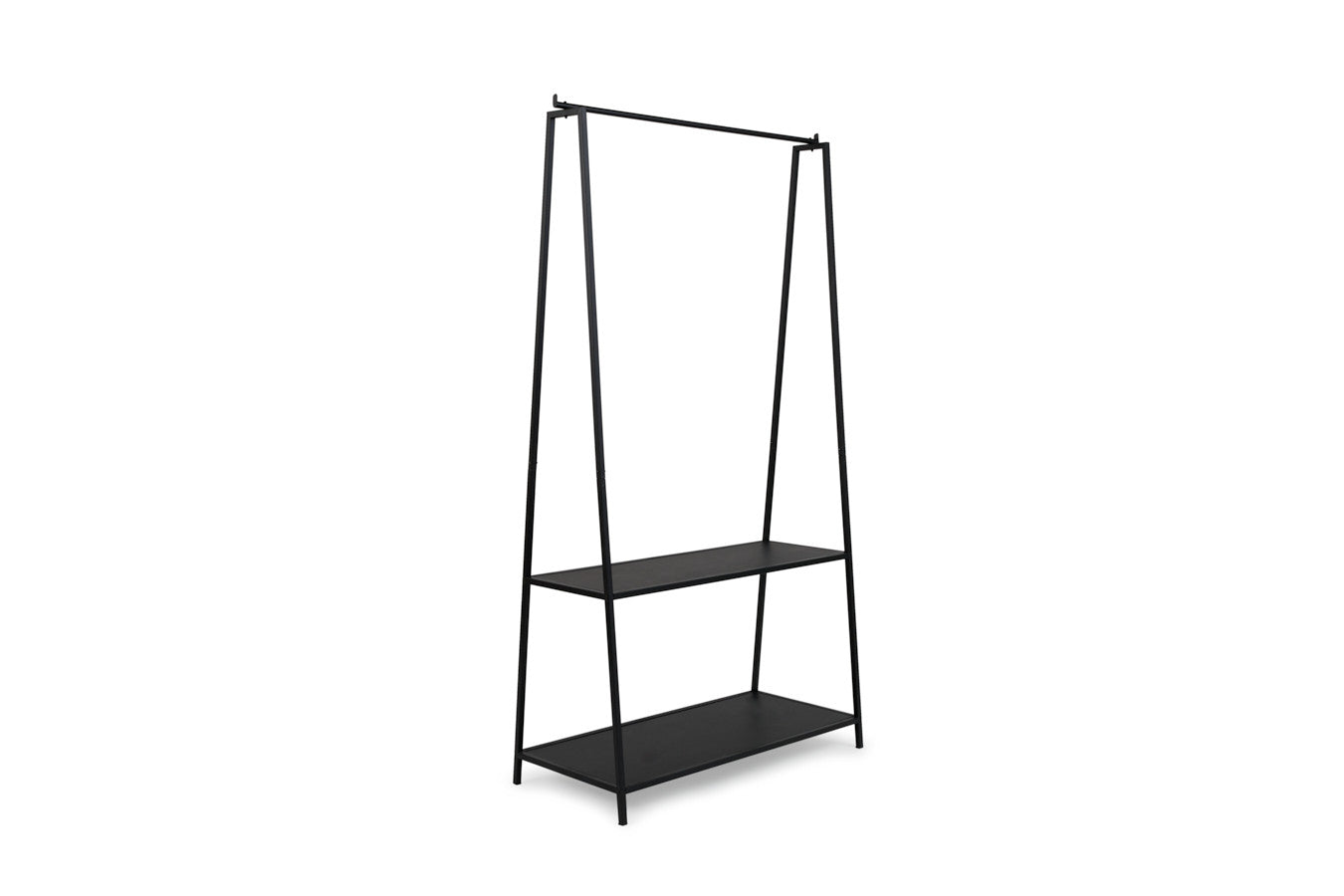 Lifa Living Kledingrek Cannes, Zwart MDF en metaal