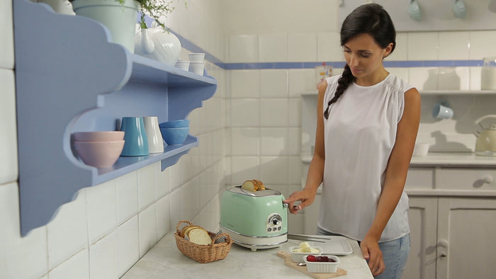 Ariete Broodrooster Vintage 2 Sneden \ Groen