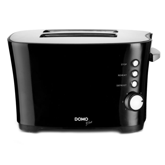 Domo DO941T - Broodrooster - 2 sleuven - B-Smart - Zwart