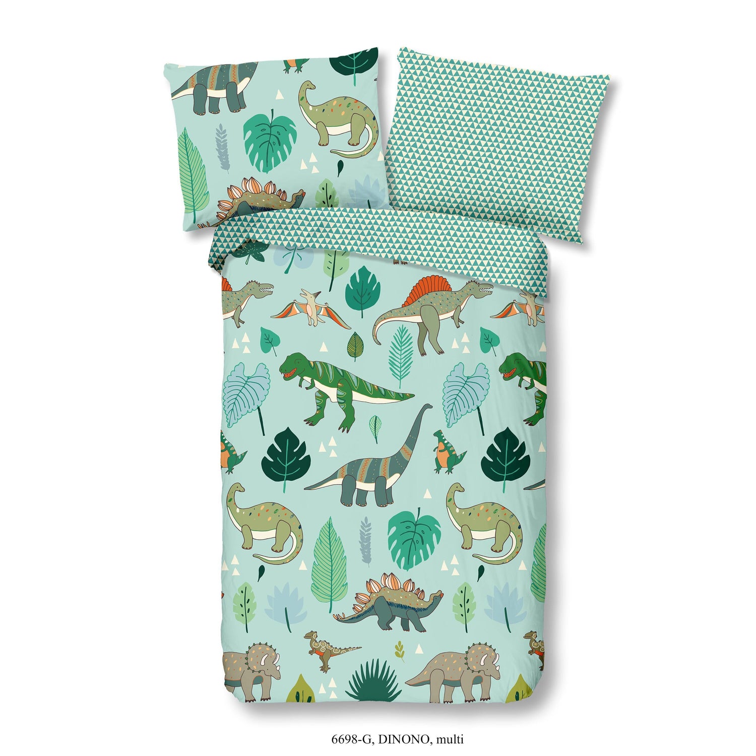 Good Morning Dekbedovertrek Katoen Dinono multi