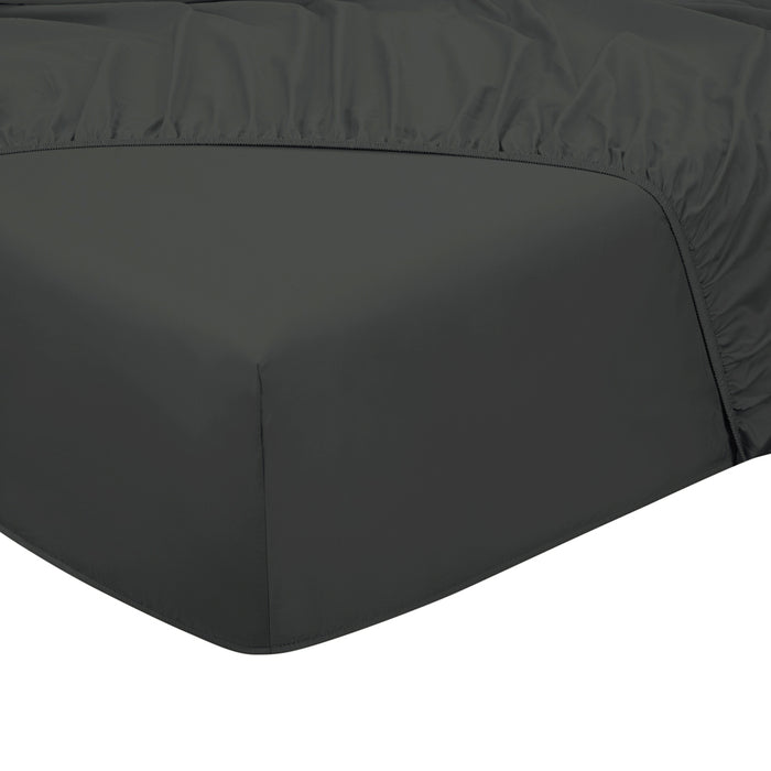 Phlox - Hoeslaken Uni 300TC - 180x200cm - antraciet