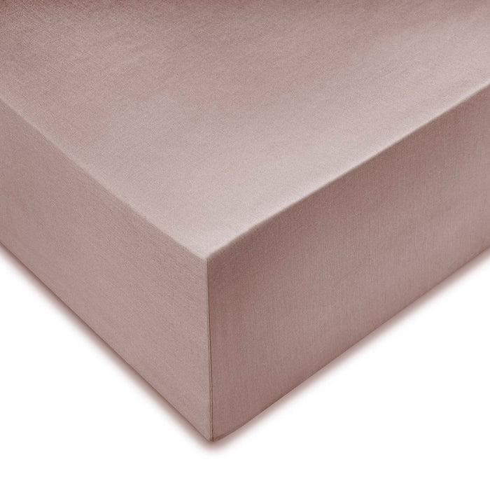 Zo home Satinado Hoeslaken Katoen Satijn 35 Hoekhoogte canyon rose