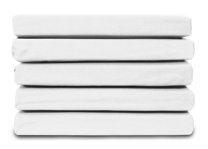 Ten Cate Katoensatijnen Hoeslaken - 160x200 - Wit