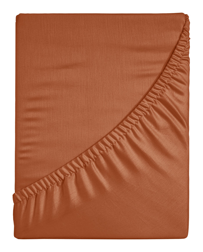 Ten Cate Premium Katoensatijnen Hoeslaken 90x200 - Indian Spice