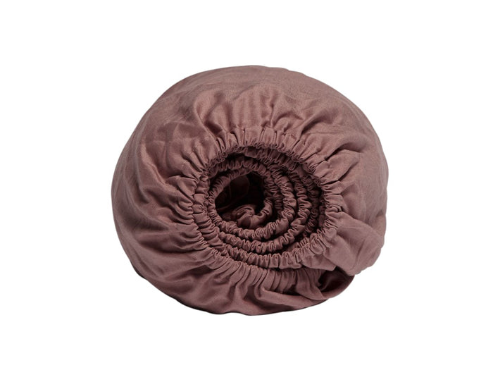 Yumeko hoeslaken katoen tencel™ blush rose 180x210x30