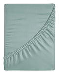 Ten Cate Premium Katoensatijnen Hoeslaken 160x200 - Mineral Mint