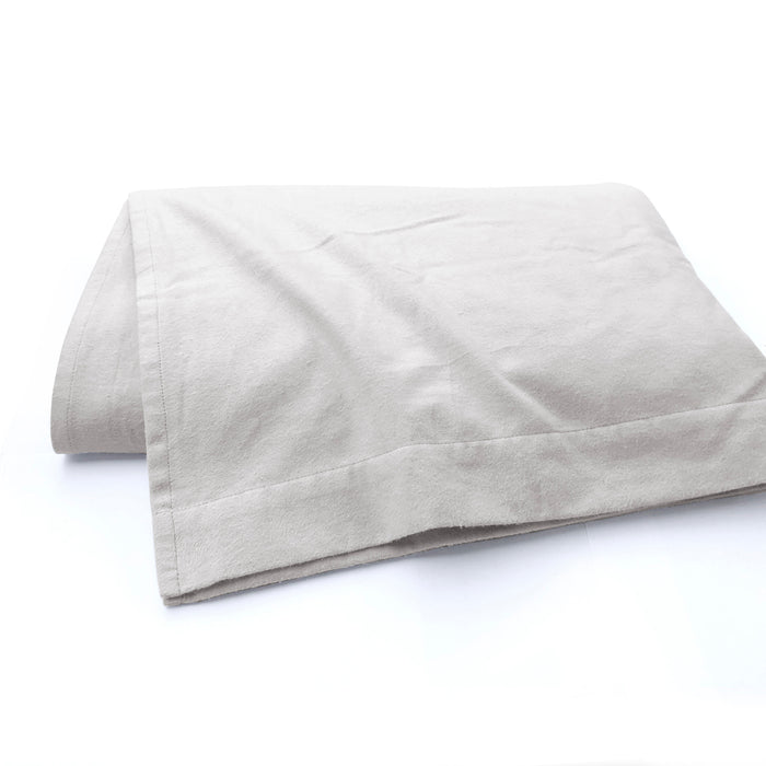 Eleganzzz Laken Flanel licht grijs