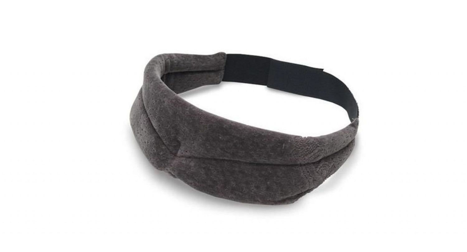 Tempur slaapmasker 41 x 9 cm - antraciet