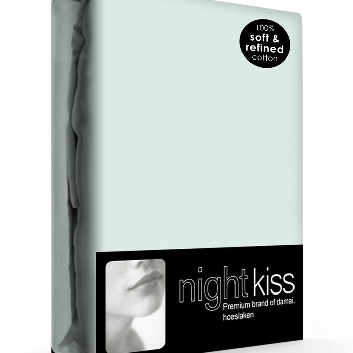 Damai Hoeslaken Aqua (Katoen)-200 x 200 cm