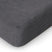 LINNICK Badstof Velours Topper Hoeslaken anthracite 1 persoons