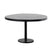 Giga Meubel - Eettafel Rond - Zwart Mangohout - 130x130x78cm - Dinand