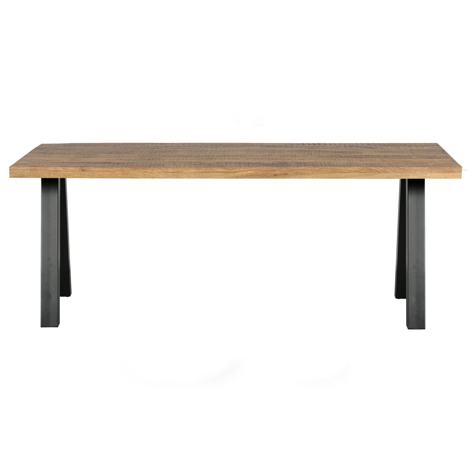 WOOOD Tablo Tafel met Utrecht poten - Mangohout - Natural - 6x200x90