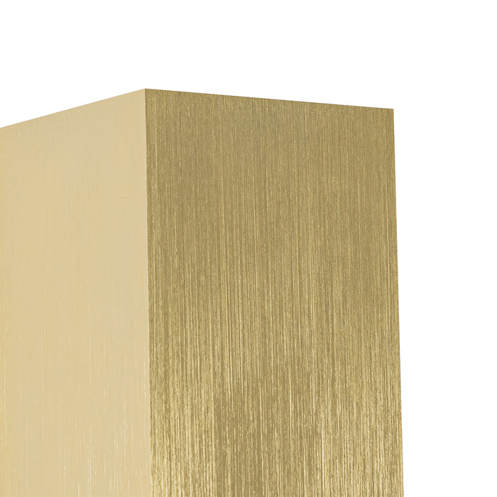 QAZQA Design wandlamp goud vierkant 2-lichts - Sab Honey