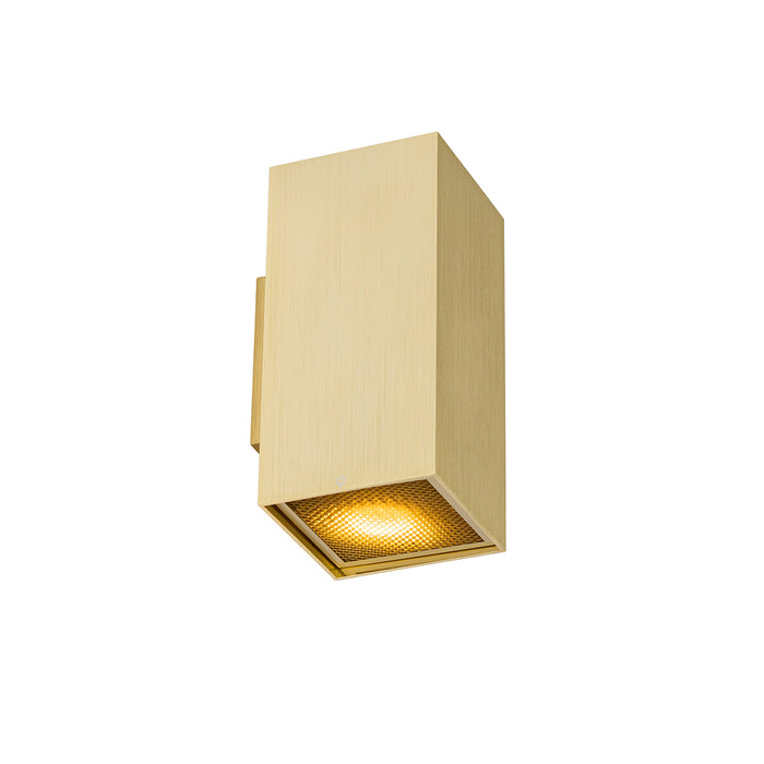 QAZQA Design wandlamp goud vierkant 2-lichts - Sab Honey
