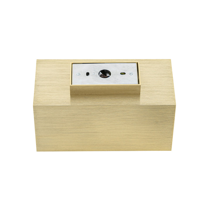 QAZQA Design wandlamp goud vierkant 2-lichts - Sab Honey