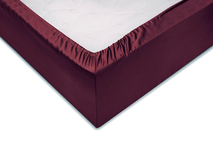 Zo home Satinado Hoeslaken Katoen Satijn 35cm Hoekhoogte mauve lilac