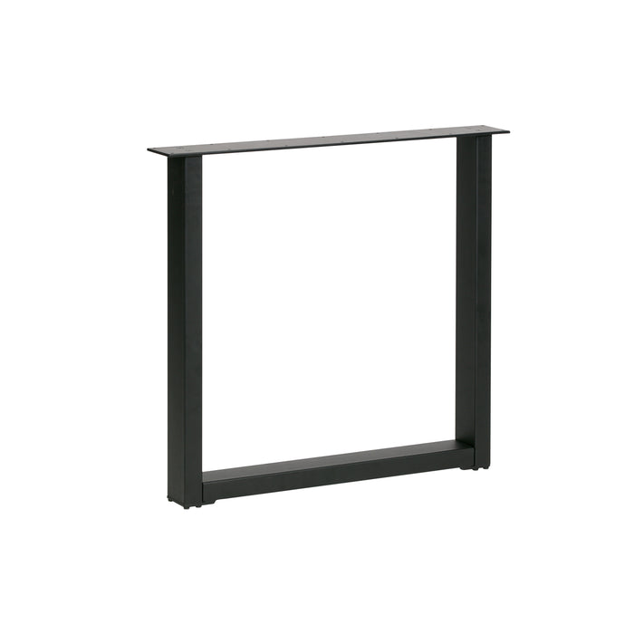 WOOOD Tablo U-Poot|Maastricht Kd 1 Stuks - Metaal - Zwart - 72x79x10