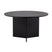 WOOOD Jace Eettafel - Grenen - Zwart - 74x130x130