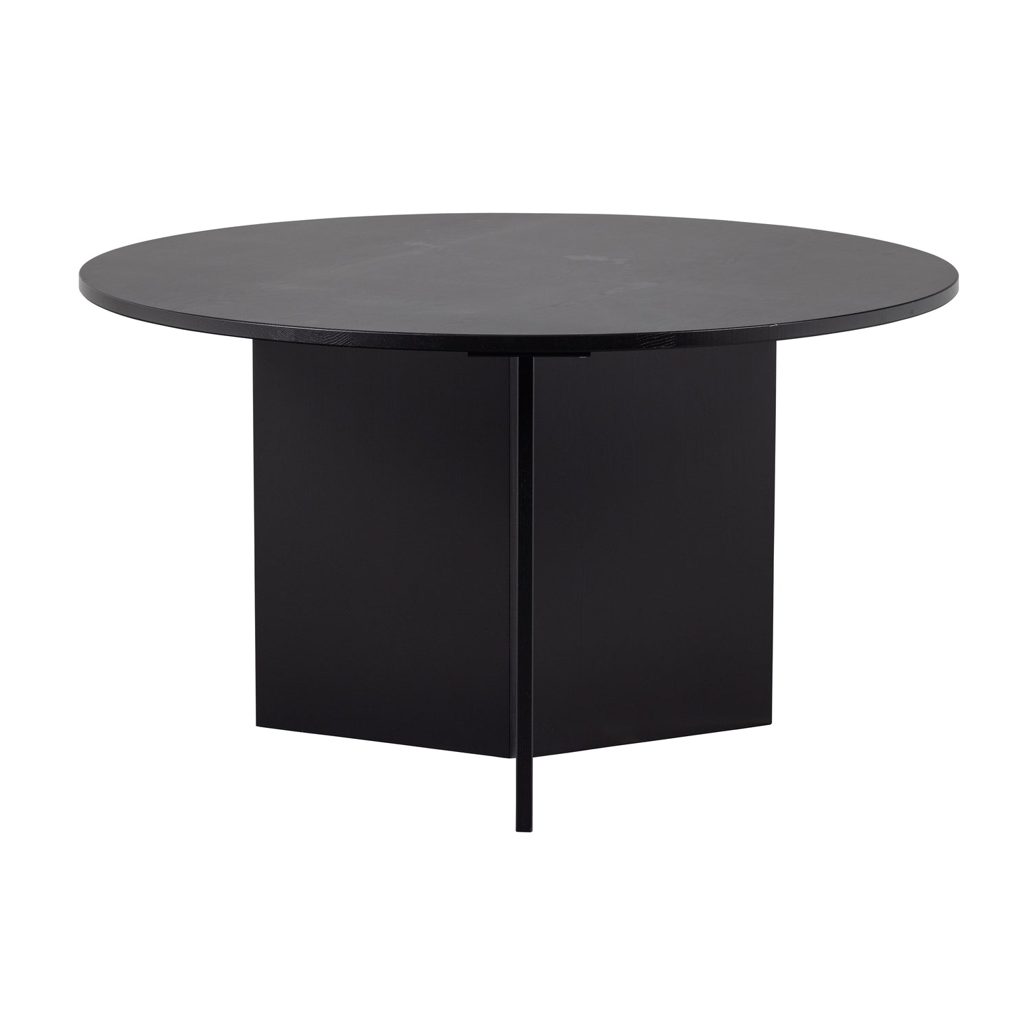 WOOOD Jace Eettafel - Grenen - Zwart - 74x130x130