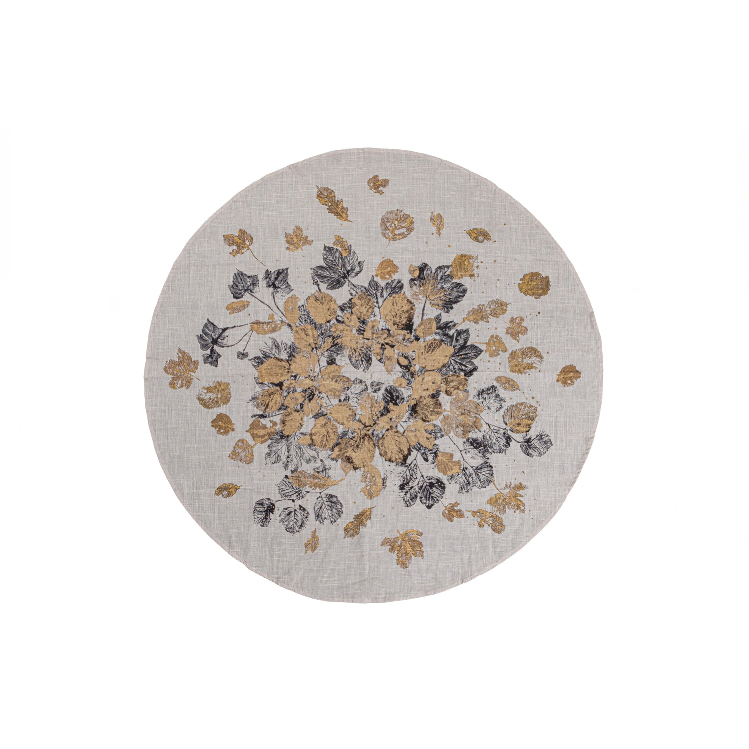 WOOOD Sunset Tafelkleed Rond - Katoen - Off White - Ø 135 cm