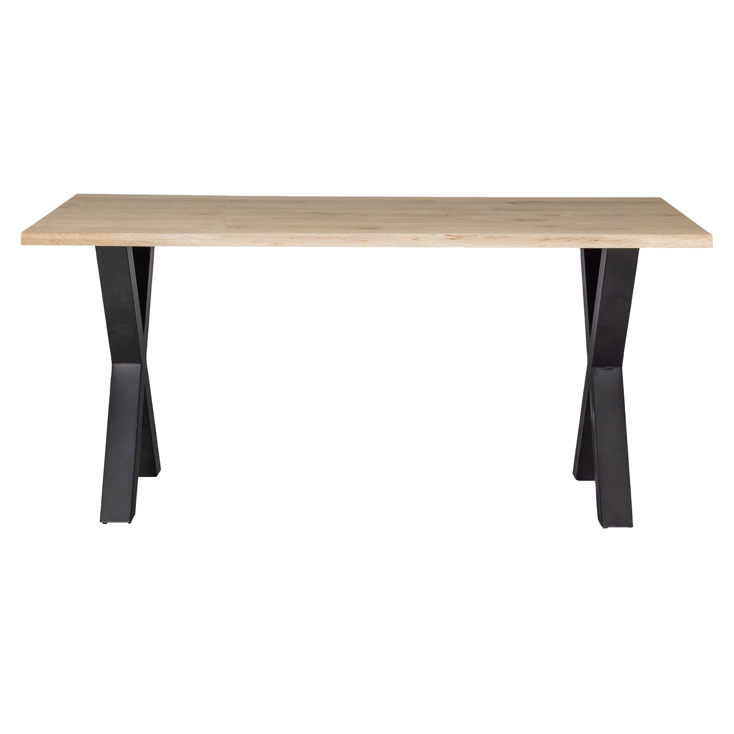WOOOD Tablo Boomstam Tafel met Alkmaar Poot - Eiken - 75x180x90