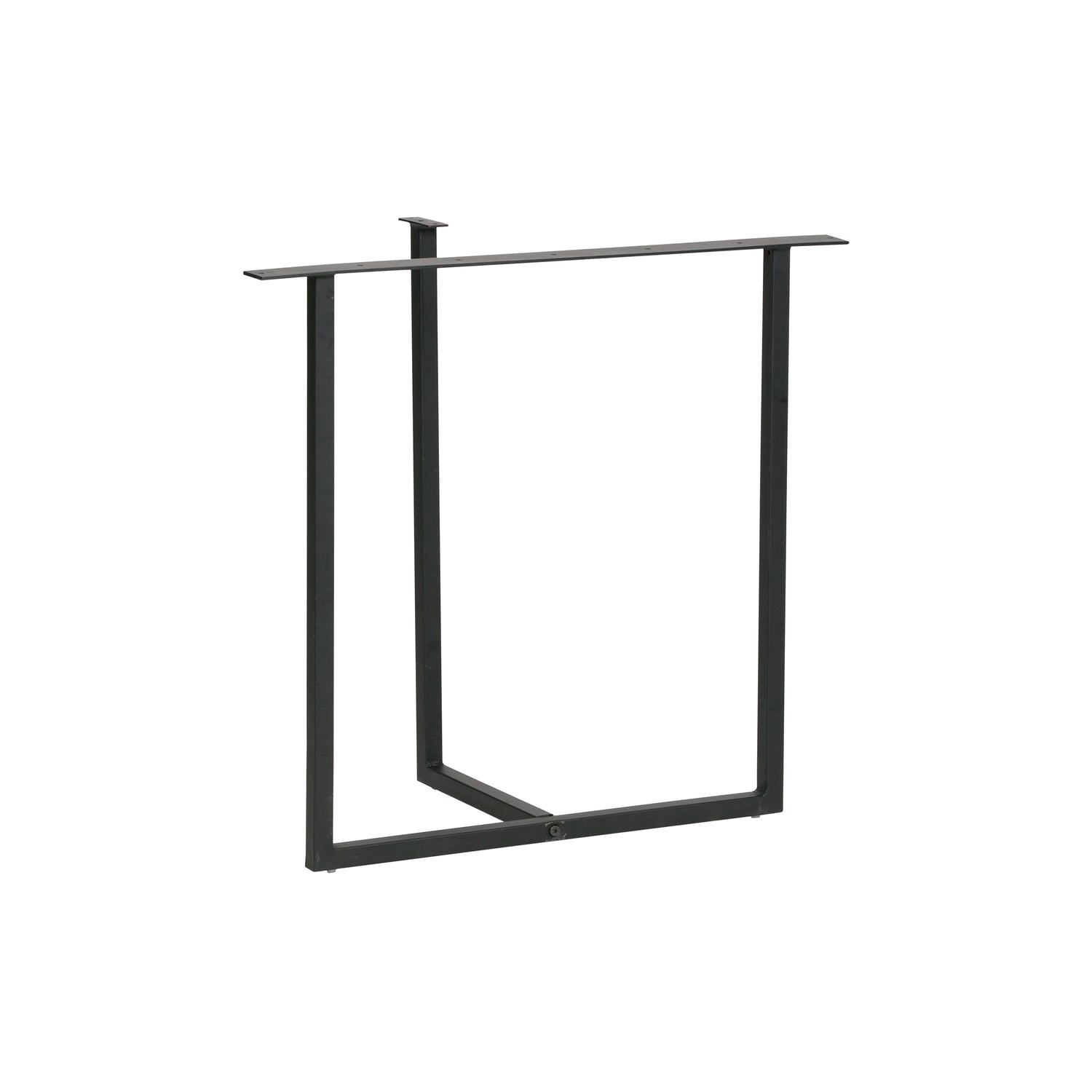 WOOOD Tablo W-Poot Kd 1 stuks - Metaal - Zwart - 79x72x37