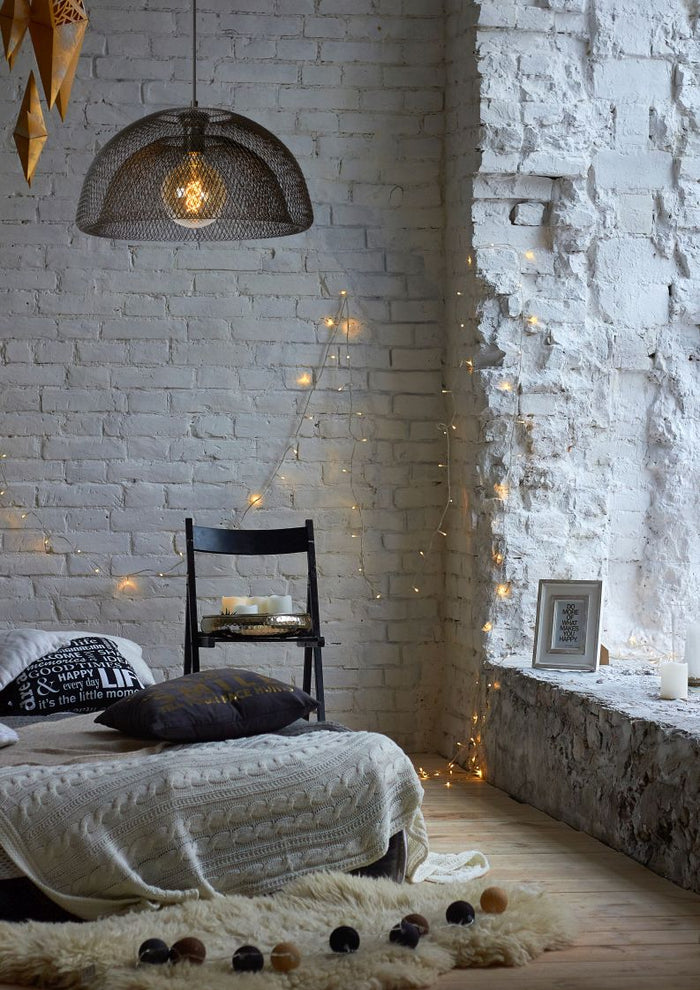 Lucide MESH Hanglamp 1xE27 - Zwart