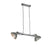 QAZQA Industriële hanglamp grijs 2-lichts - Samia Sabo