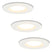 HOFTRONIC 3x Venezia - LED Inbouwspots Badkamer IP65 Wit