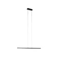 QAZQA Moderne hanglamp zwart 90 cm incl. LED - Banda