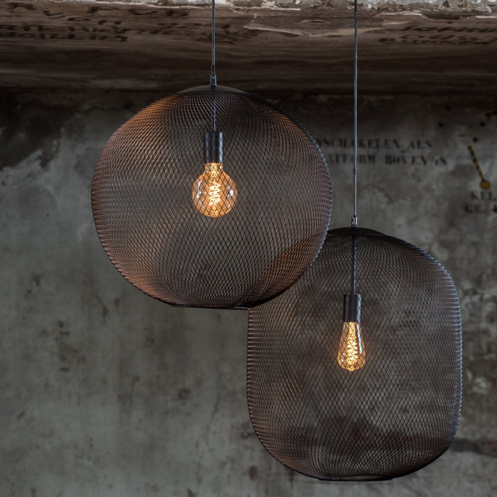 Light & Living Hanglamp Reilley - Zwart - Ø50cm